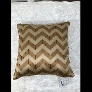 NWD $110 Hotel Collection Mosaic 18" Square‎ Decorative Pillow Chevron